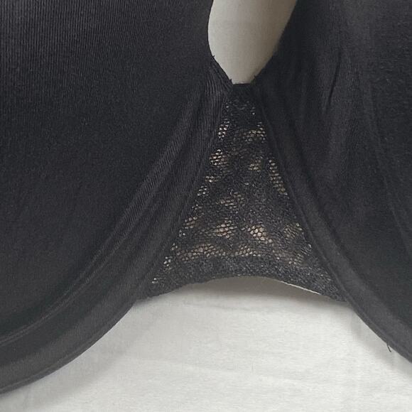NWT Bali Comfort Revolution 42DD Black Soft Touch Wire Bra Smoothing Cool Fabric - Picture 2 of 6
